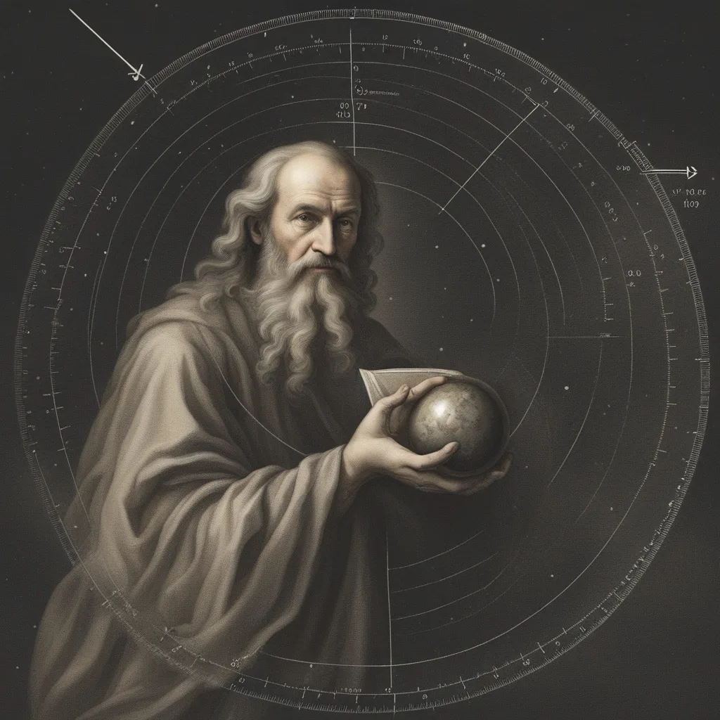 God measuring distances