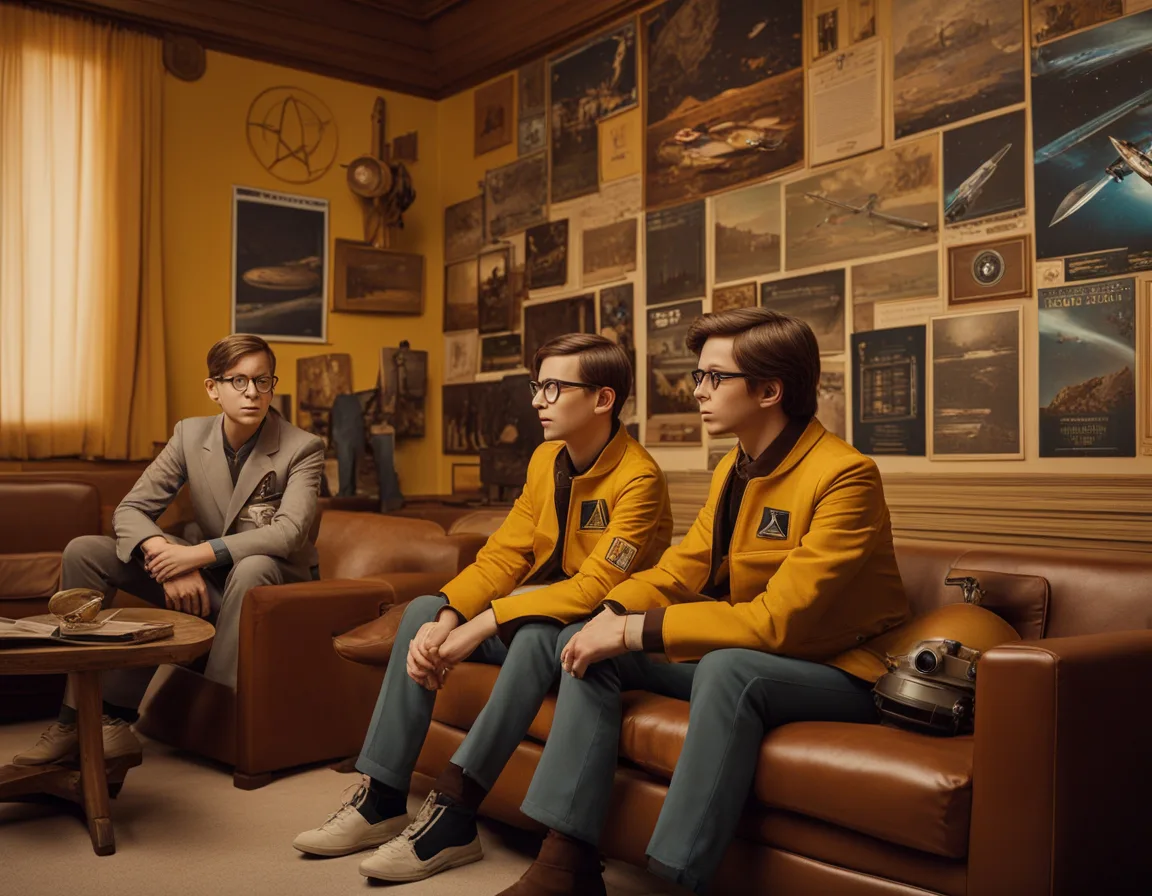 Space nerds Wes Anderson style